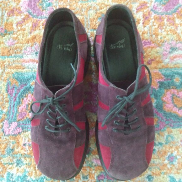 Dansko Folly Suede Oxford - Picture 2 of 8